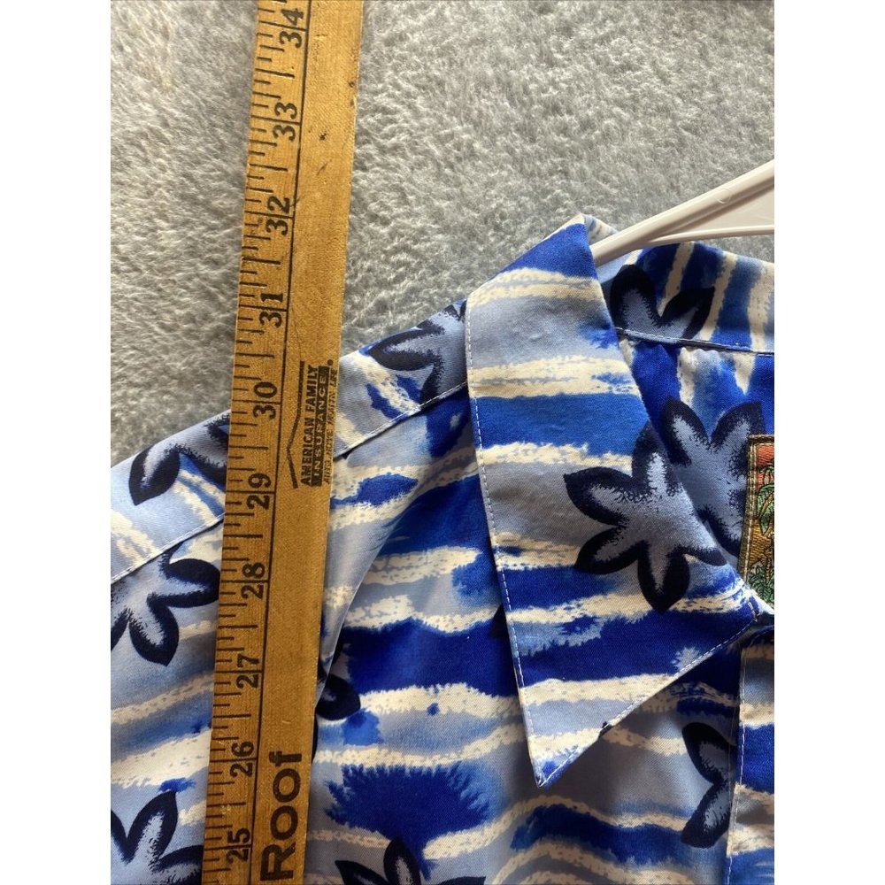 Pineapple Connection Men L Button Up Short Sleeve… - image 4